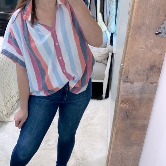 Time & Tru striped top size XLarge - Picture 3 of 5